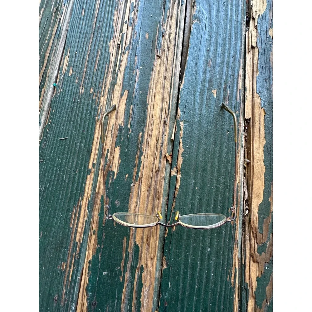 Anne Klein Vintage Oval Metal Eyeglasses Bronze Copper Frames‎ AK 149 DL1